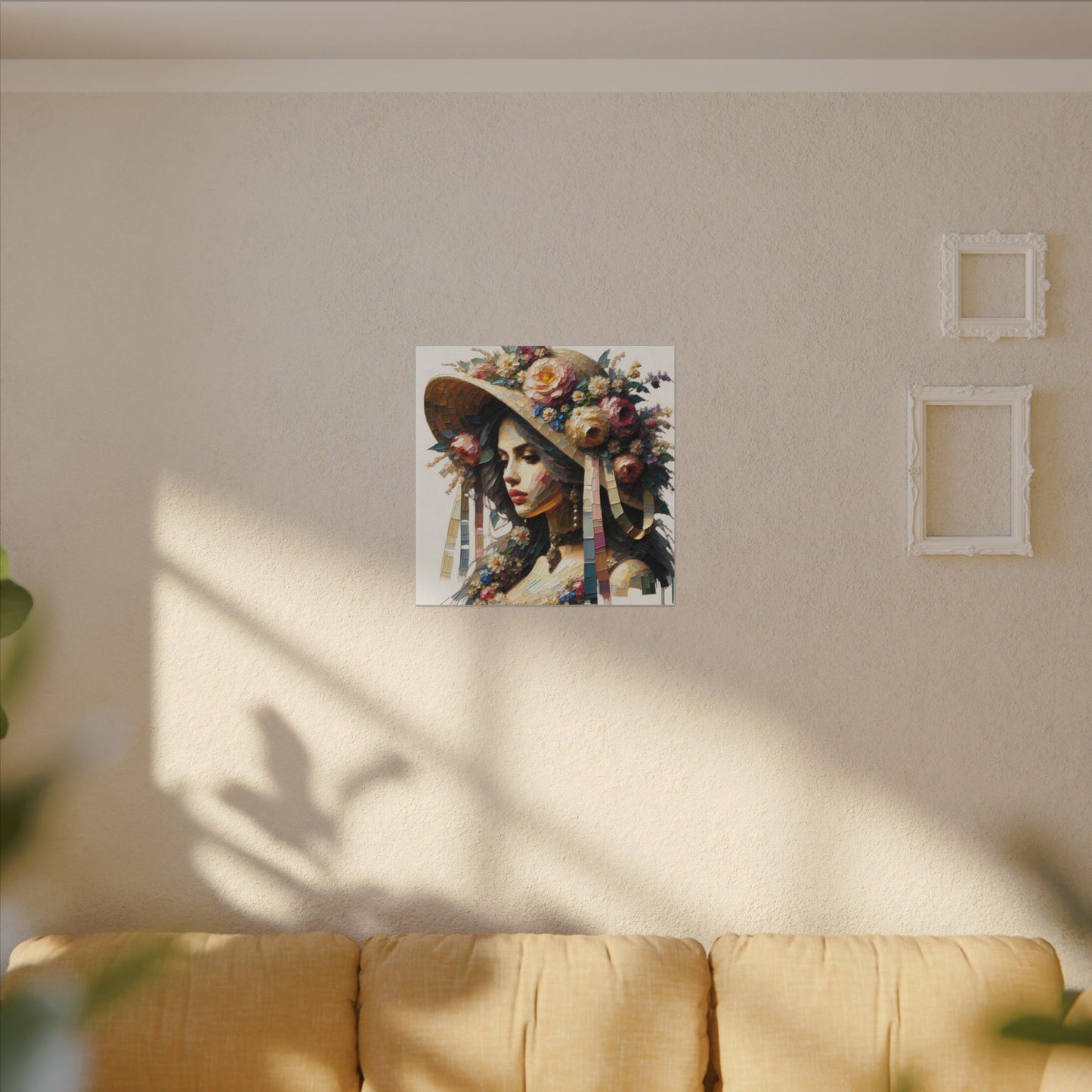 Angel in Bonnet - Canvas