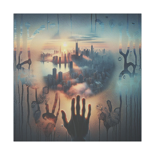 Retro Revival: A Visual Tapestry - Canvas