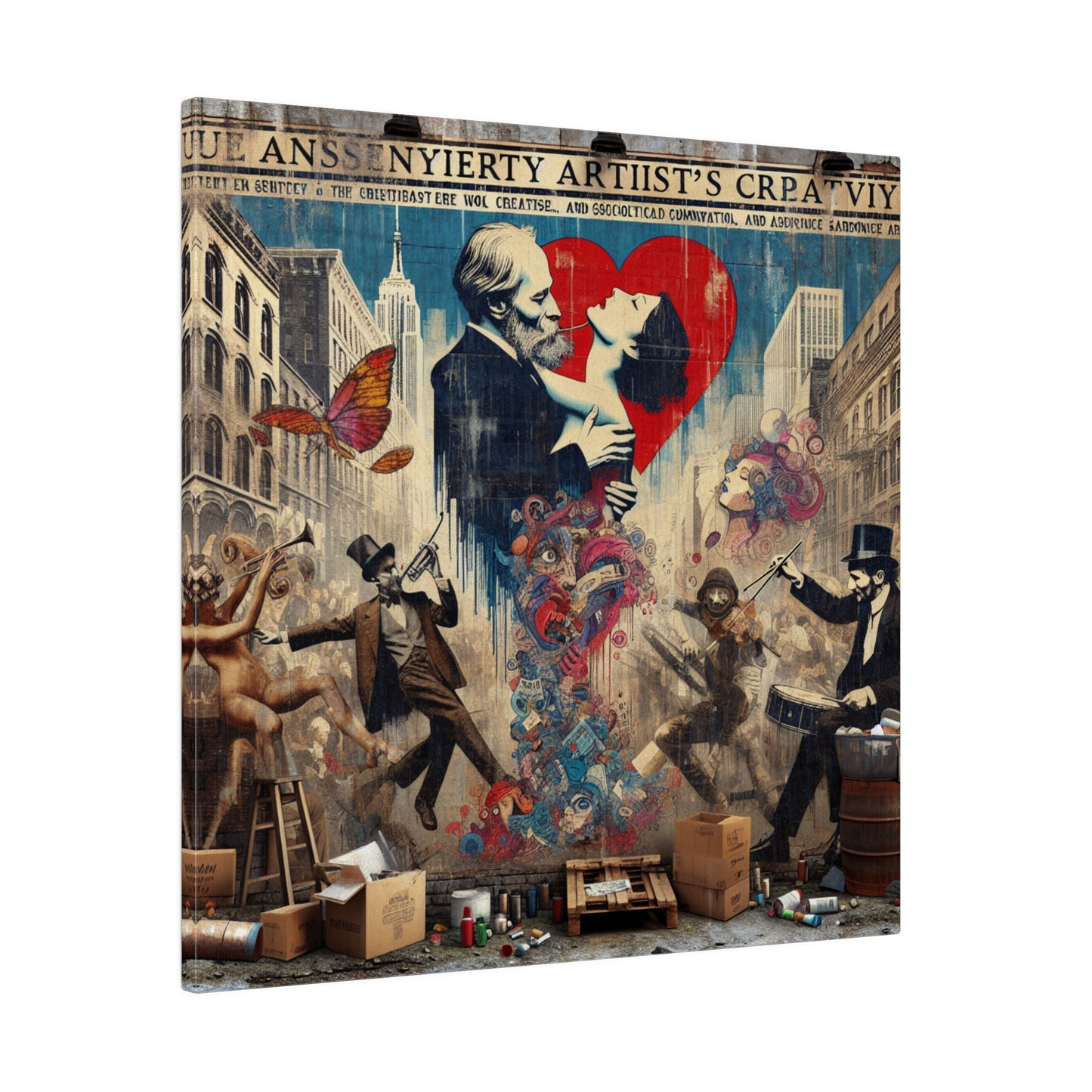 Retro Rhapsody - Canvas