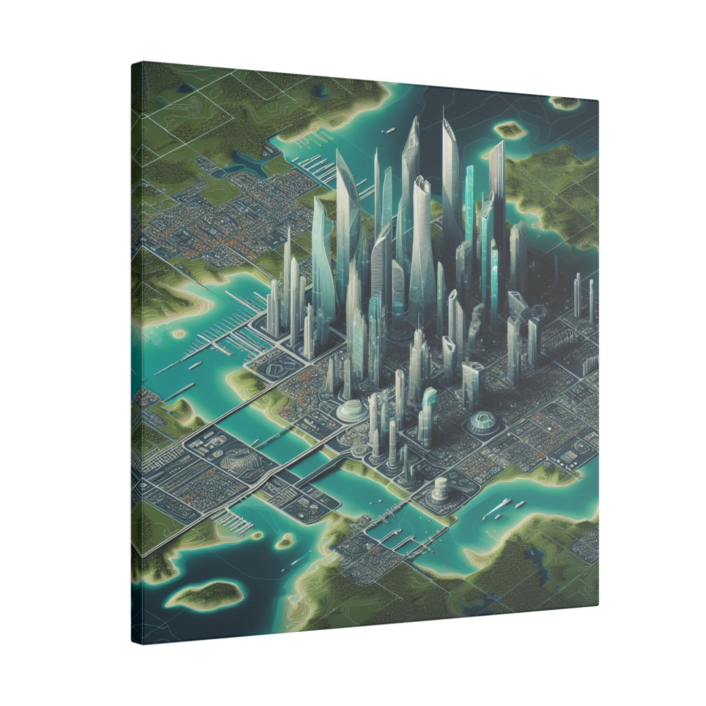 Cartogropolis 2000 - Canvas