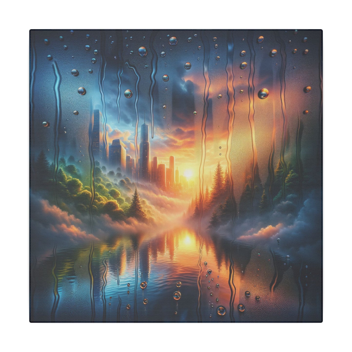 Through the Haze - Canvas