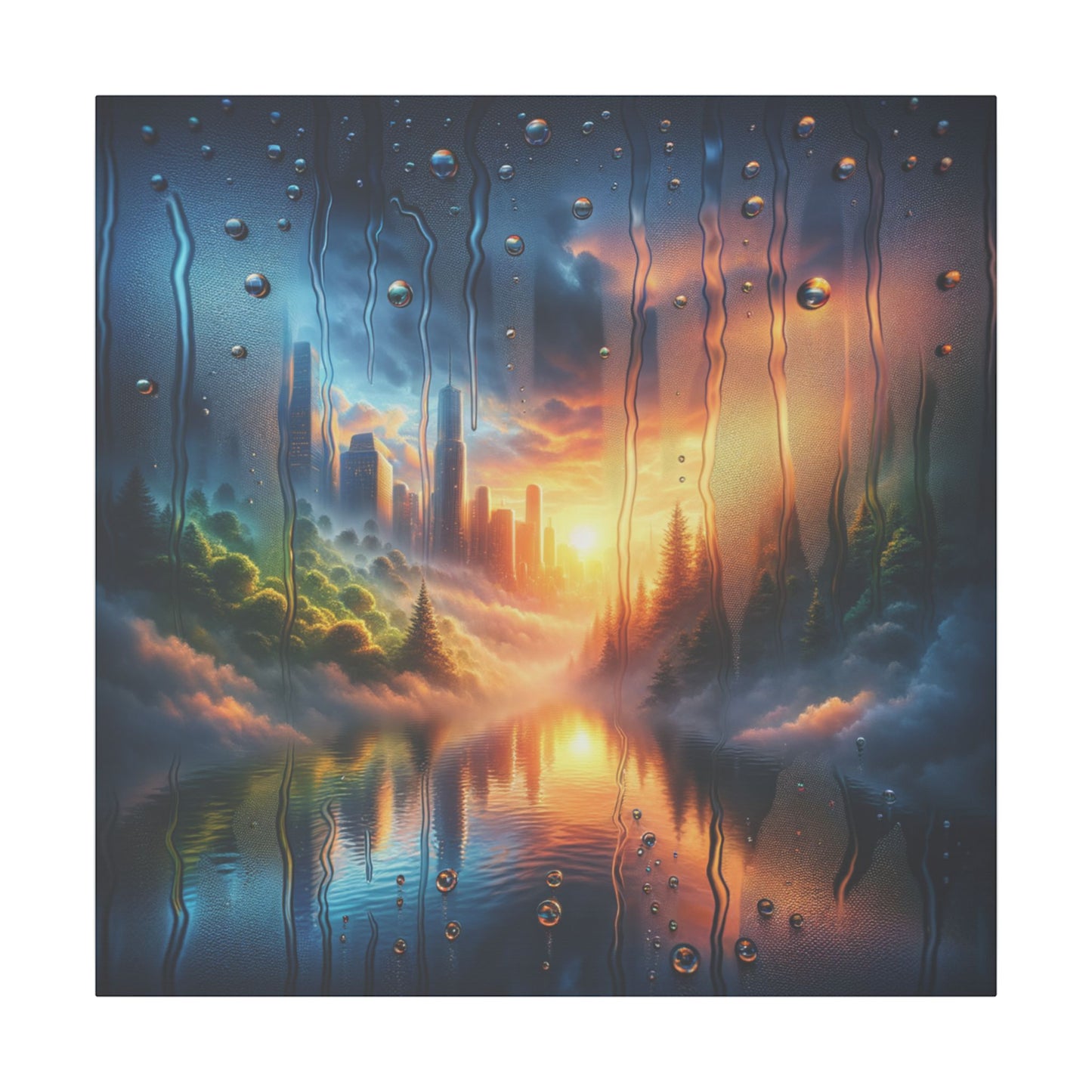 Through the Haze - Canvas