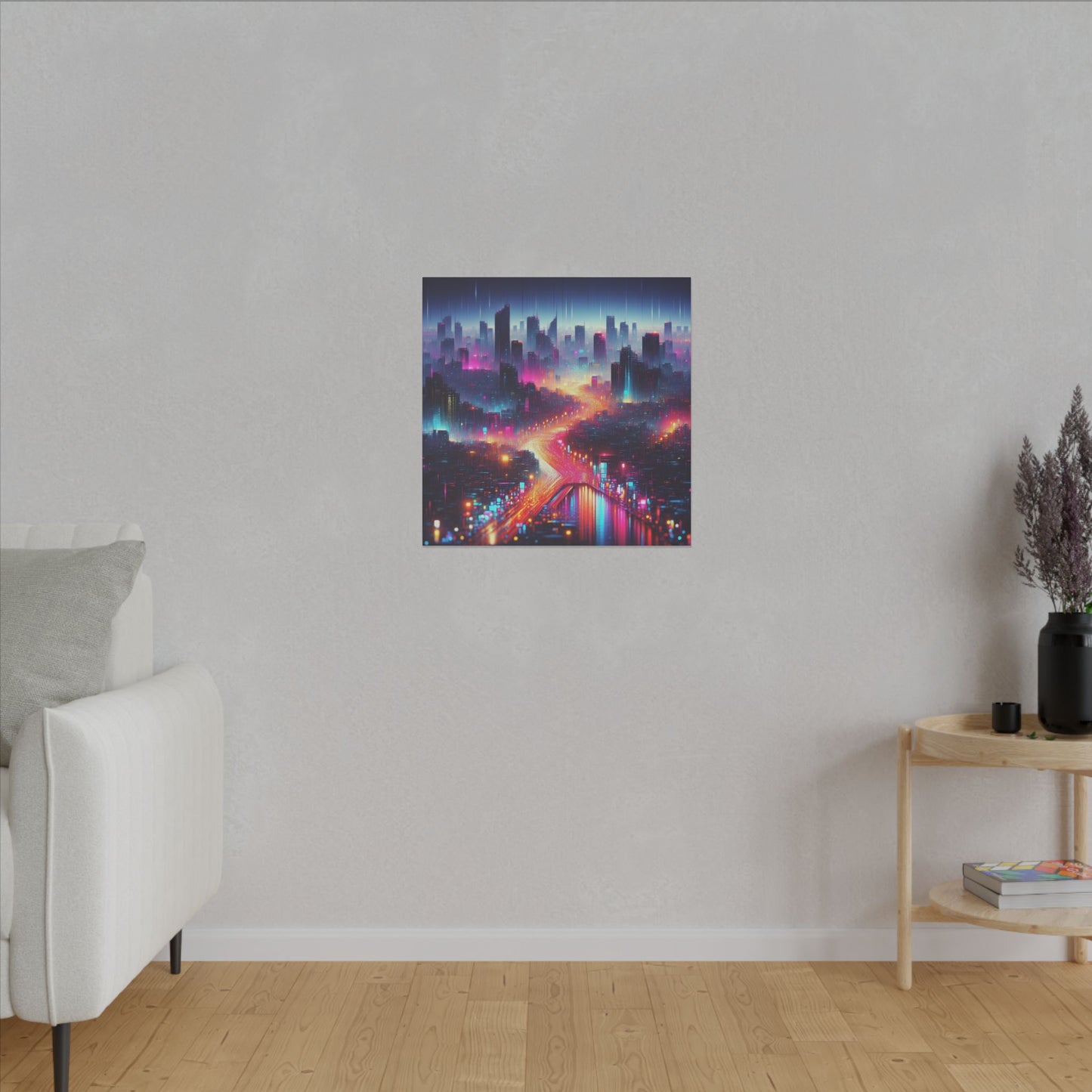 Neon Dreamscapes - Canvas