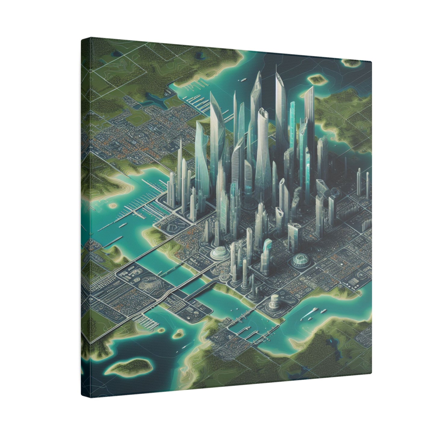 Cartogropolis 2000 - Canvas