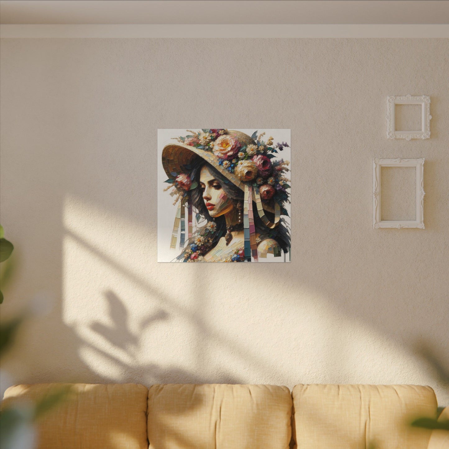 Angel in Bonnet - Canvas