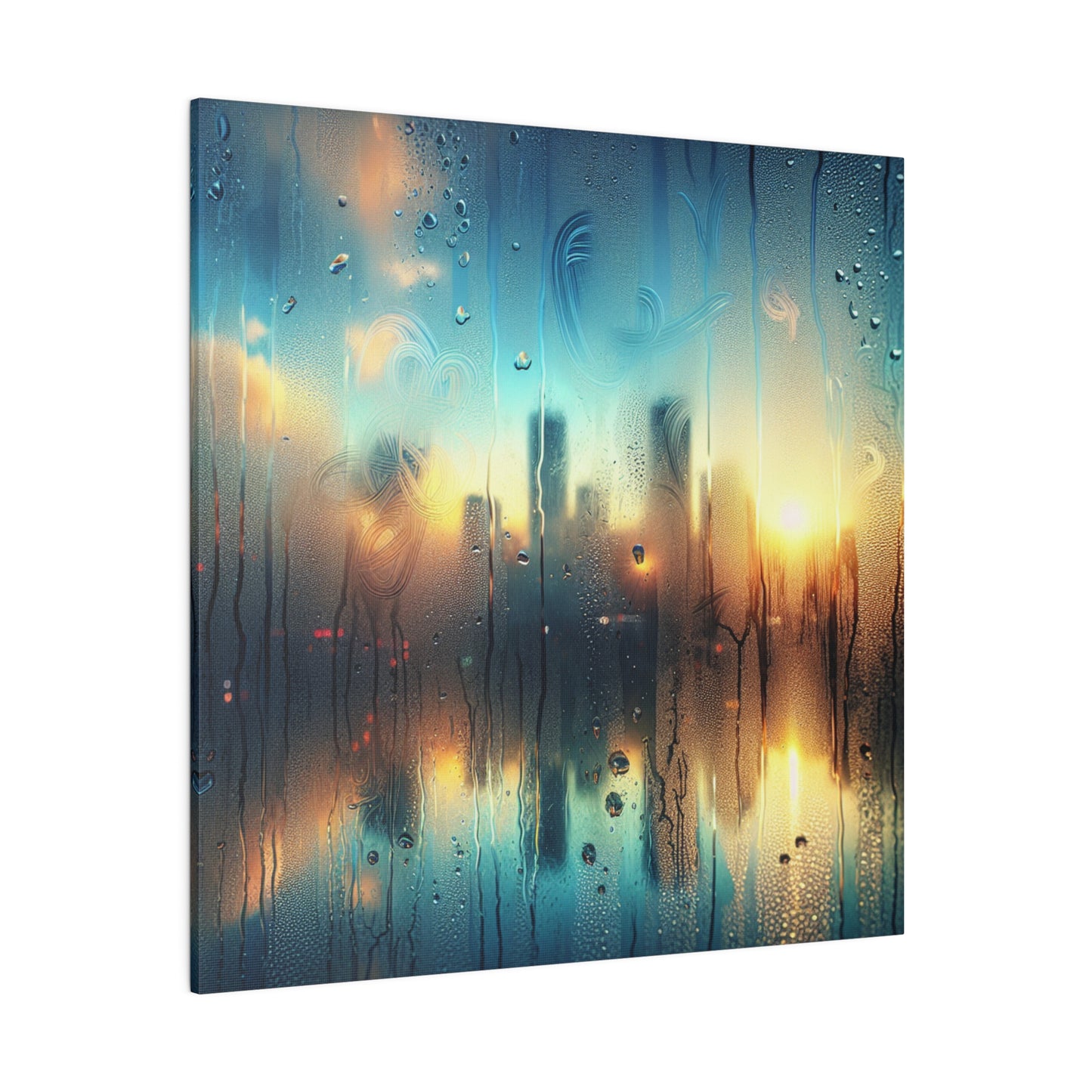 Retro Visions: A City - Canvas