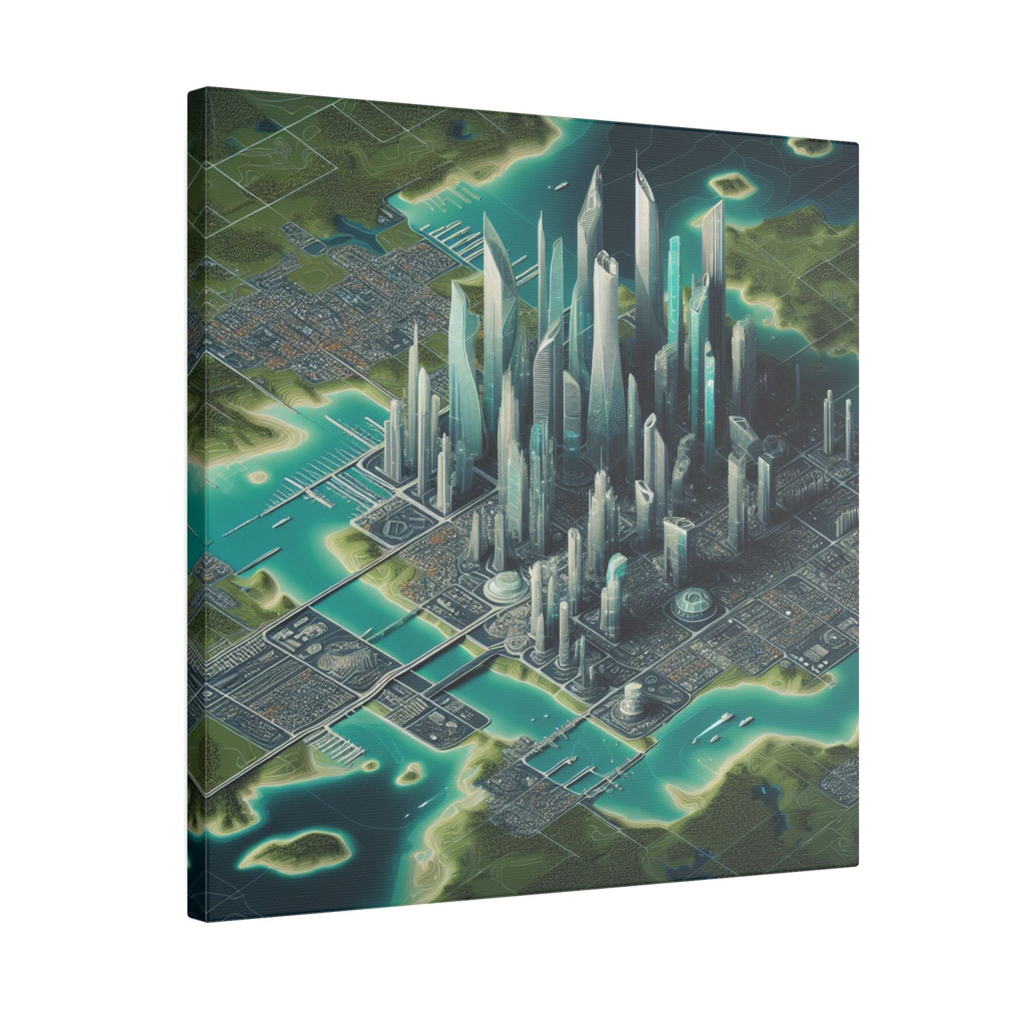 Cartogropolis 2000 - Canvas