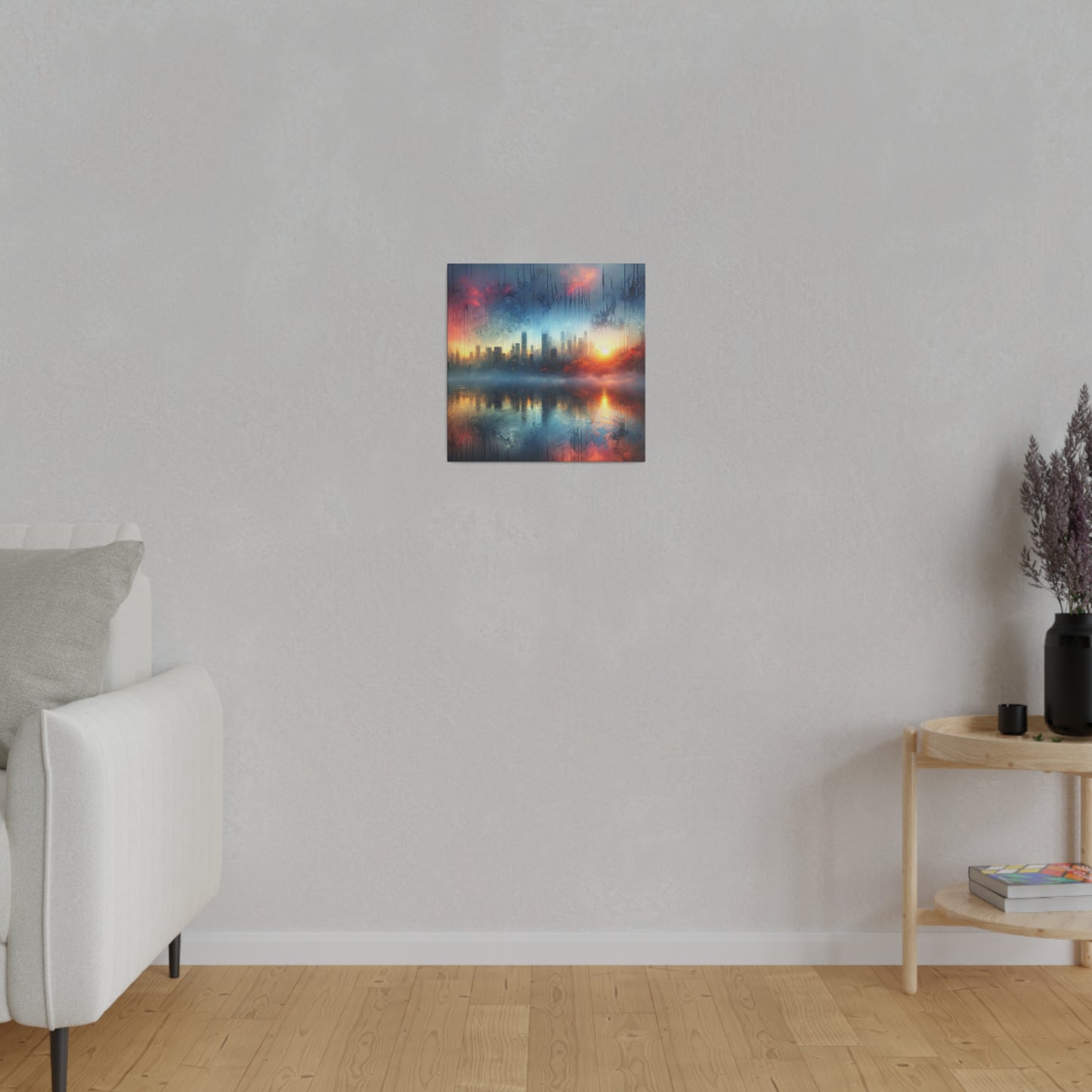 Retro Throwback: A Colorful City - Canvas