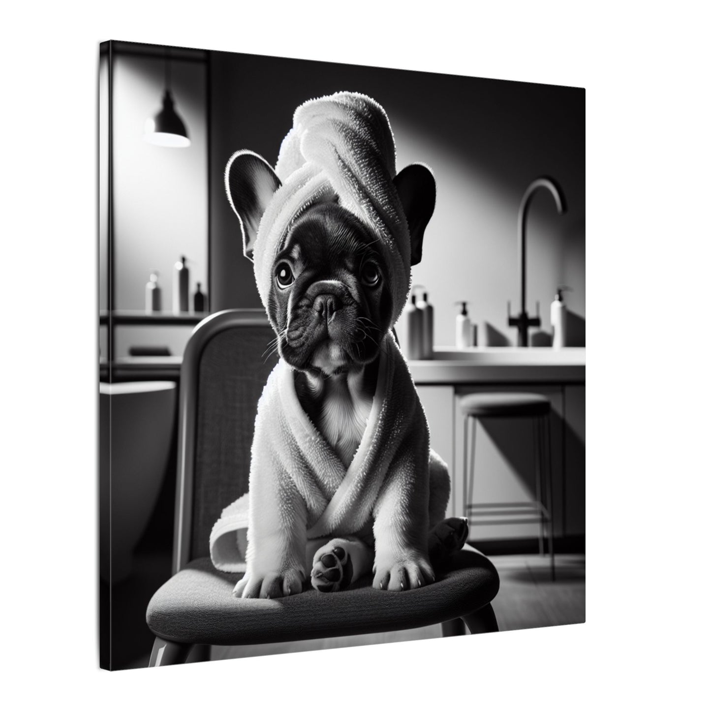 French Bull Dog Spa Experience - Canvas