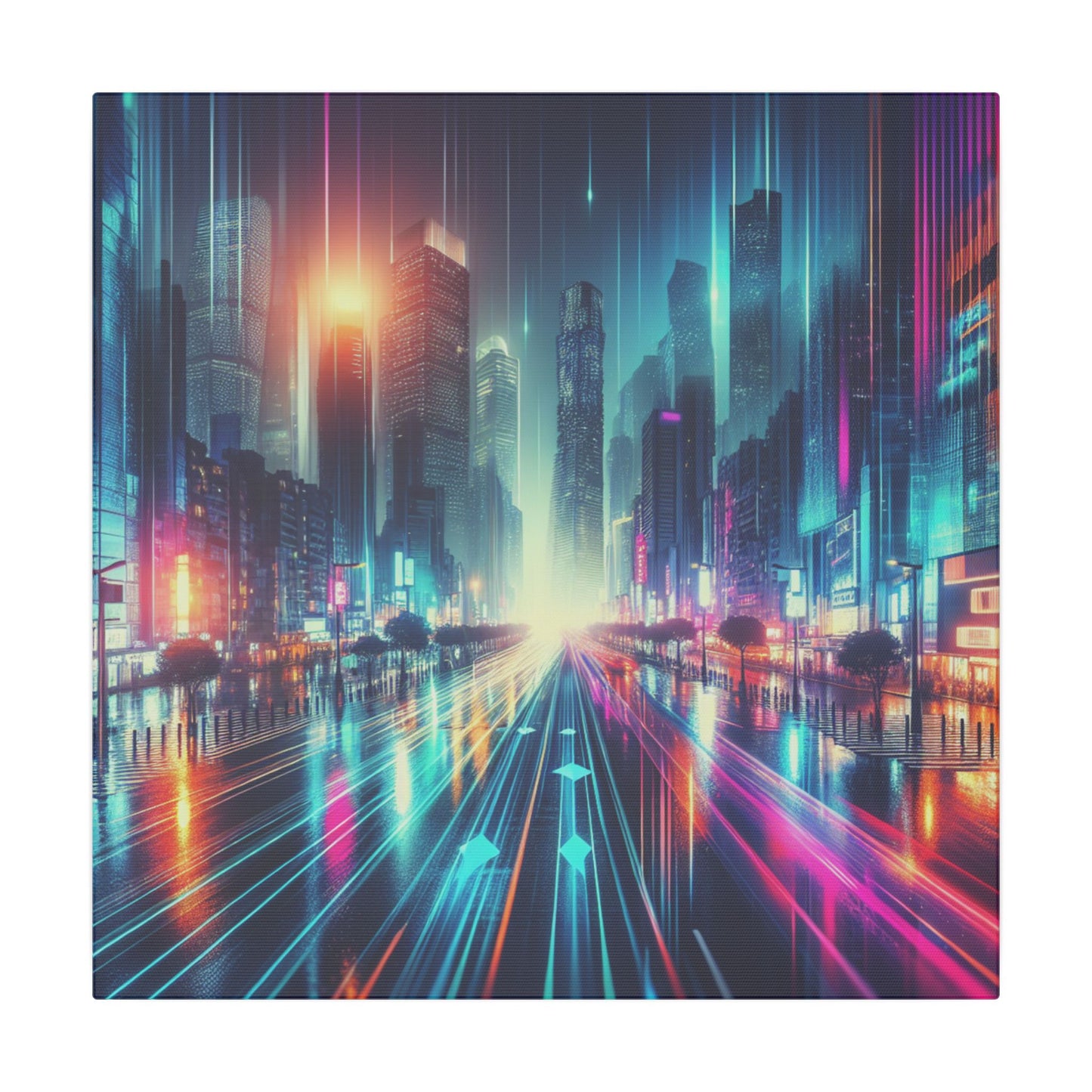 Neon Nostalgia - Canvas