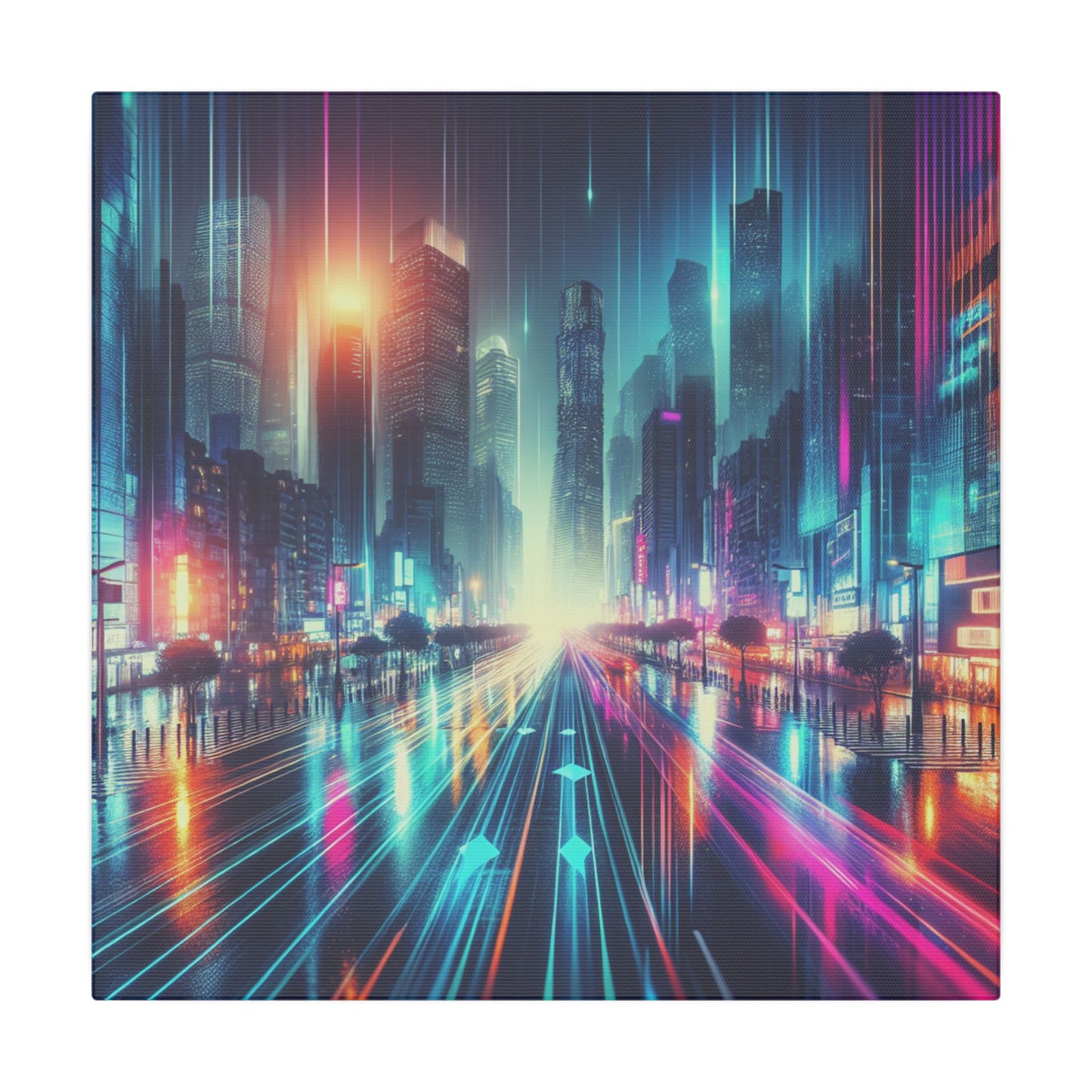 Neon Nostalgia - Canvas