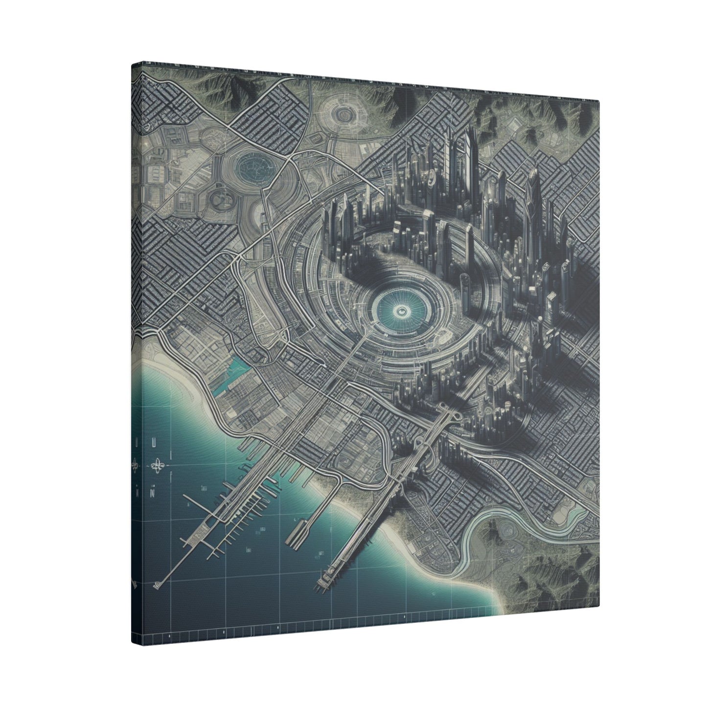 Cartogtopia 2000 - Canvas