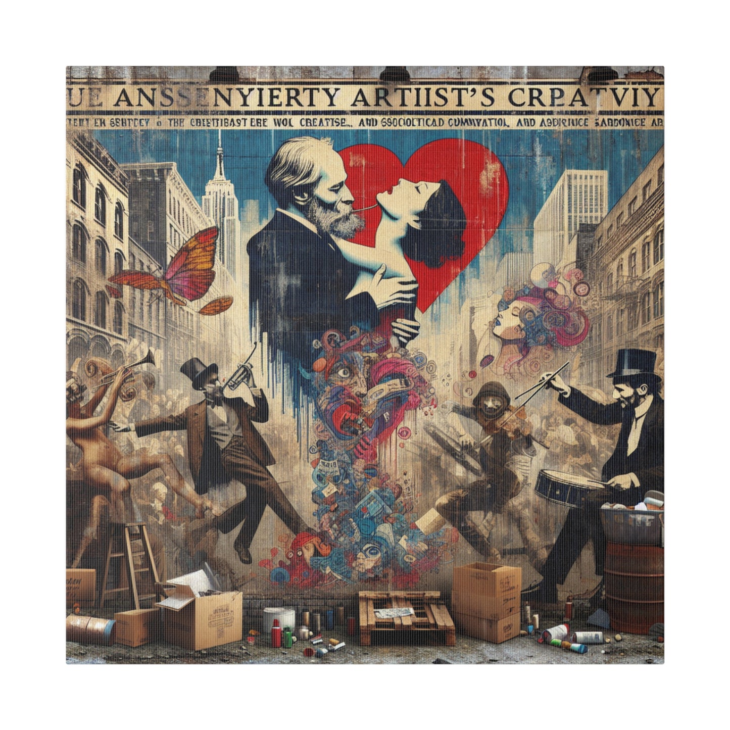 Retro Rhapsody - Canvas