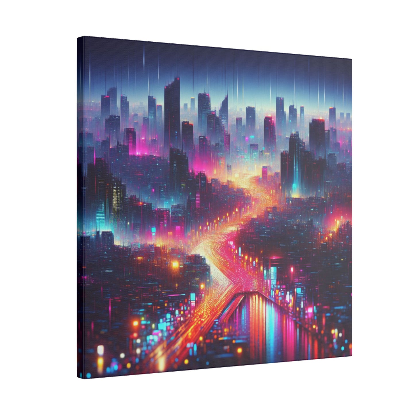Neon Dreamscapes - Canvas