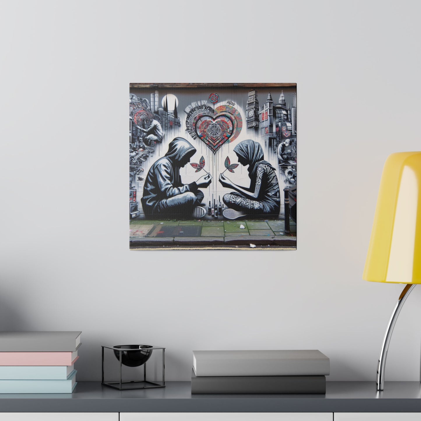 Neon Dreams of the 90s - Canvas
