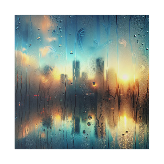 Retro Visions: A City - Canvas