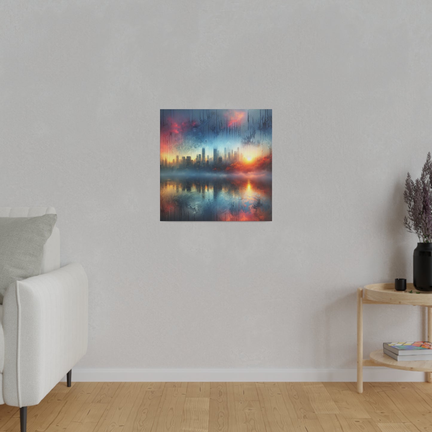 Retro Throwback: A Colorful City - Canvas