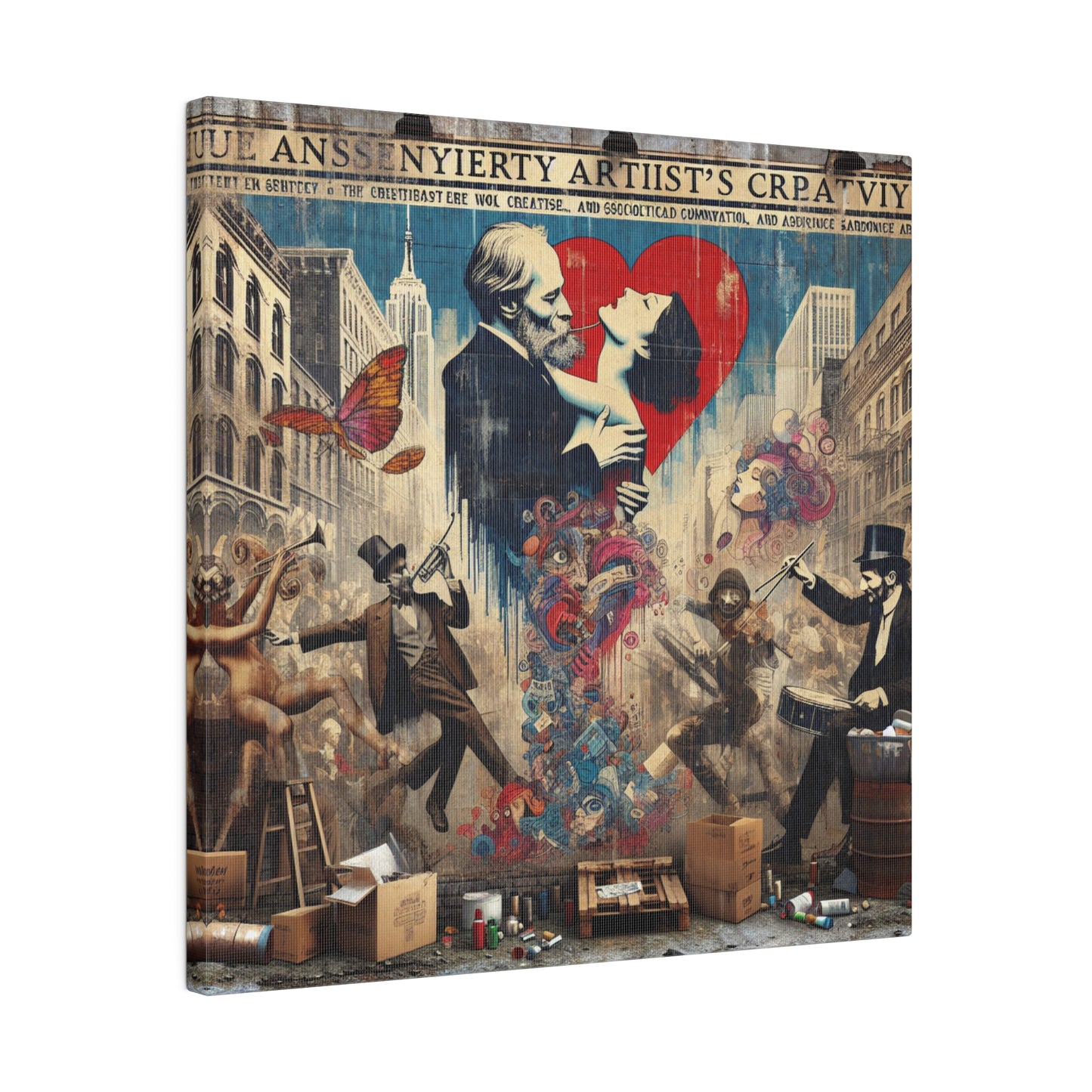 Retro Rhapsody - Canvas