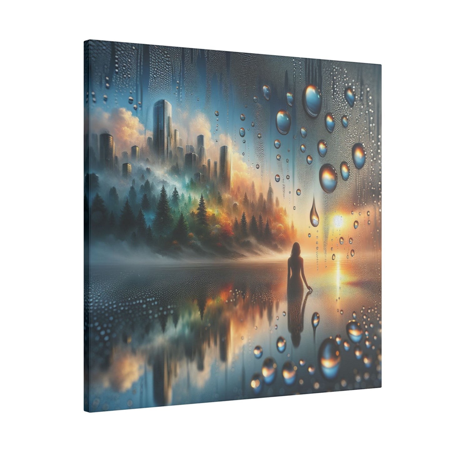 Lady in the Water - Canvas