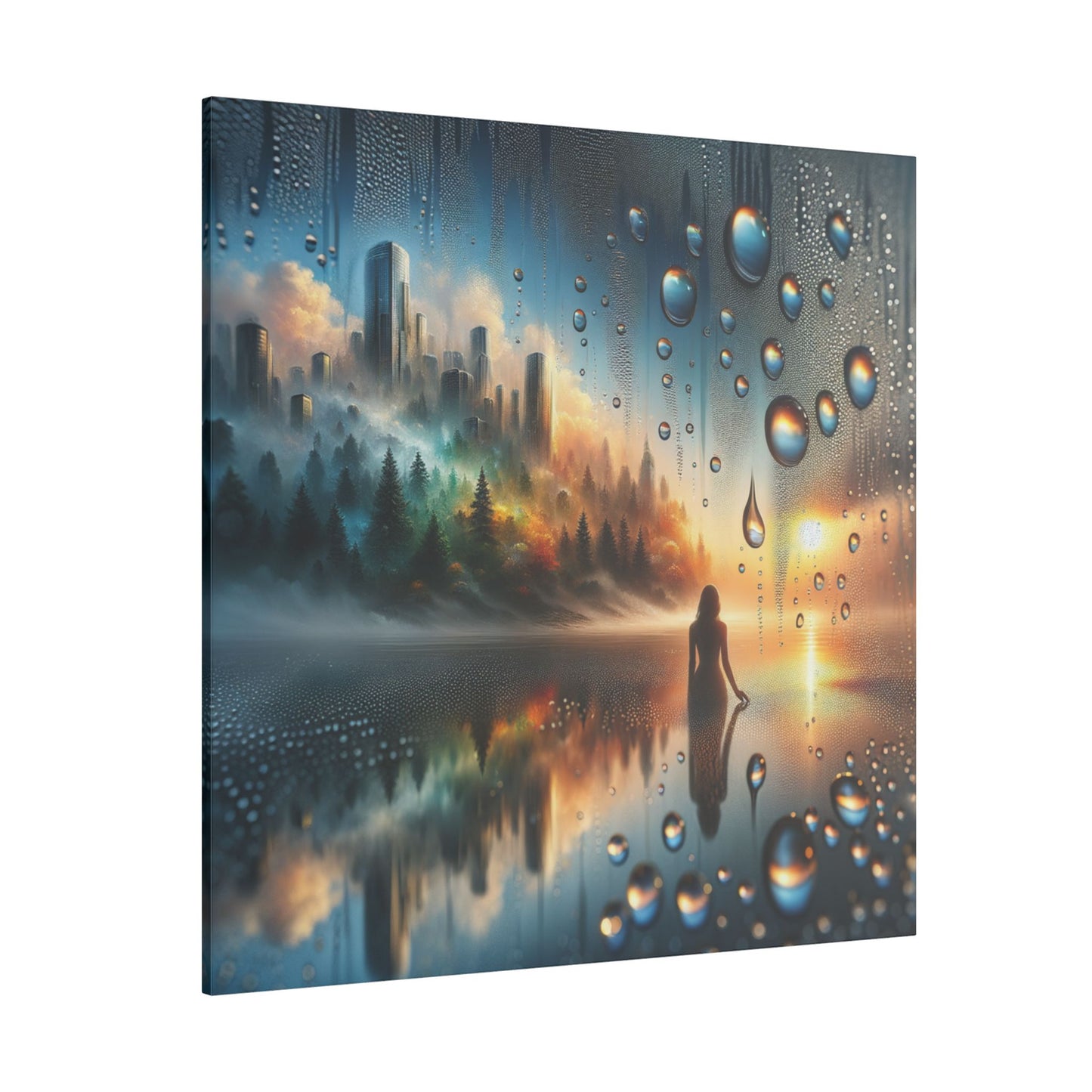 Lady in the Water - Canvas