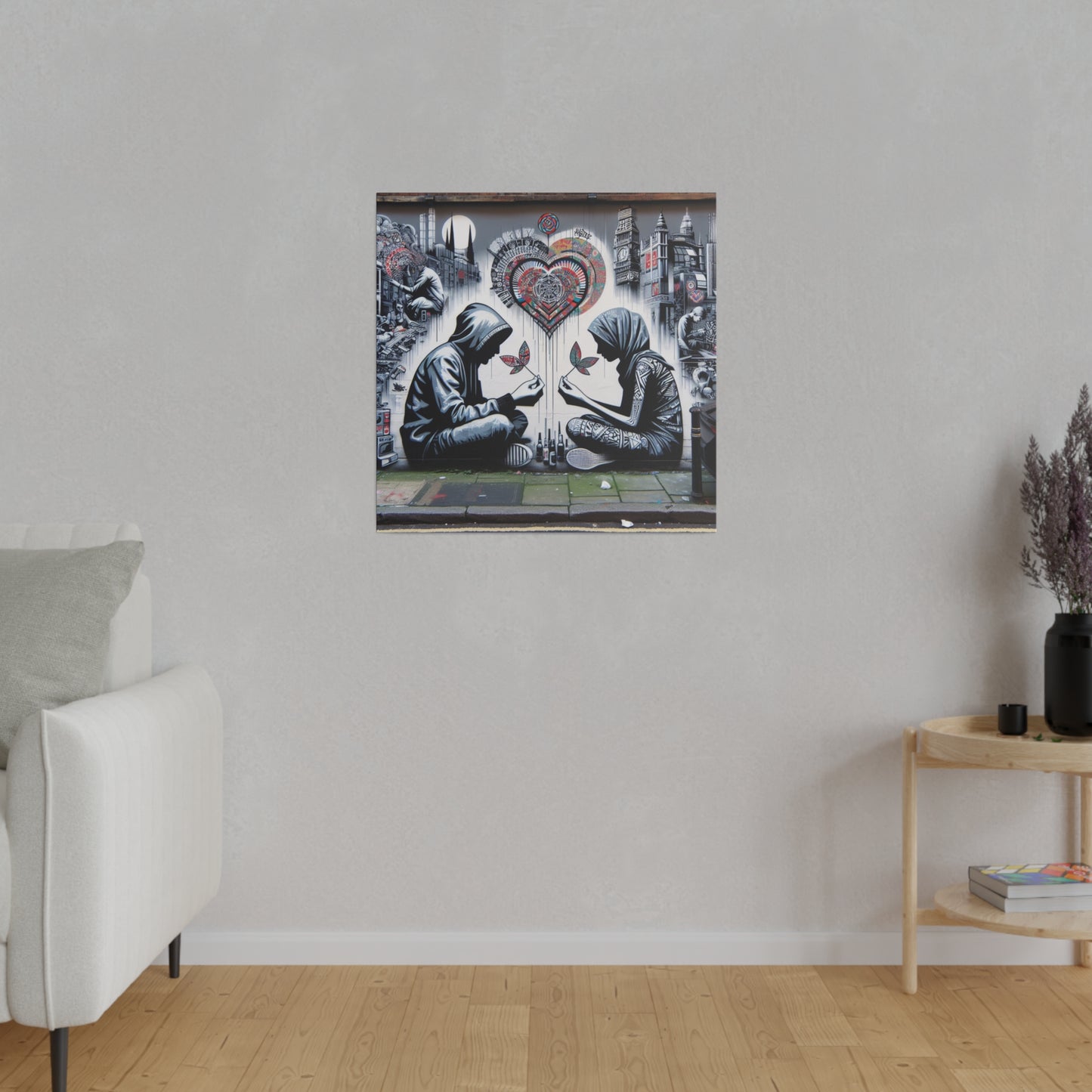 Neon Dreams of the 90s - Canvas