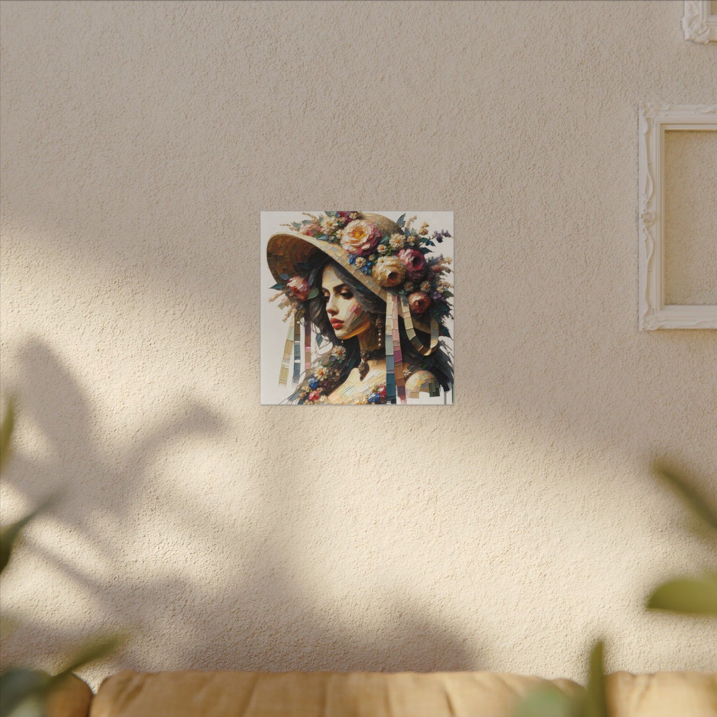 Angel in Bonnet - Canvas