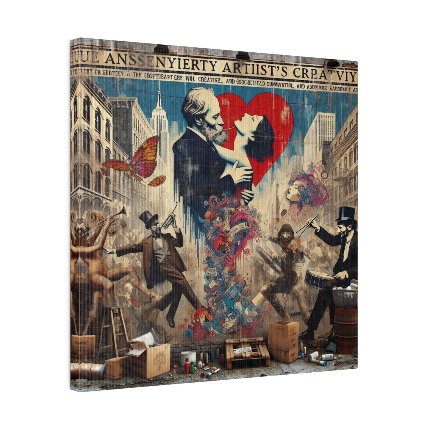 Retro Rhapsody - Canvas