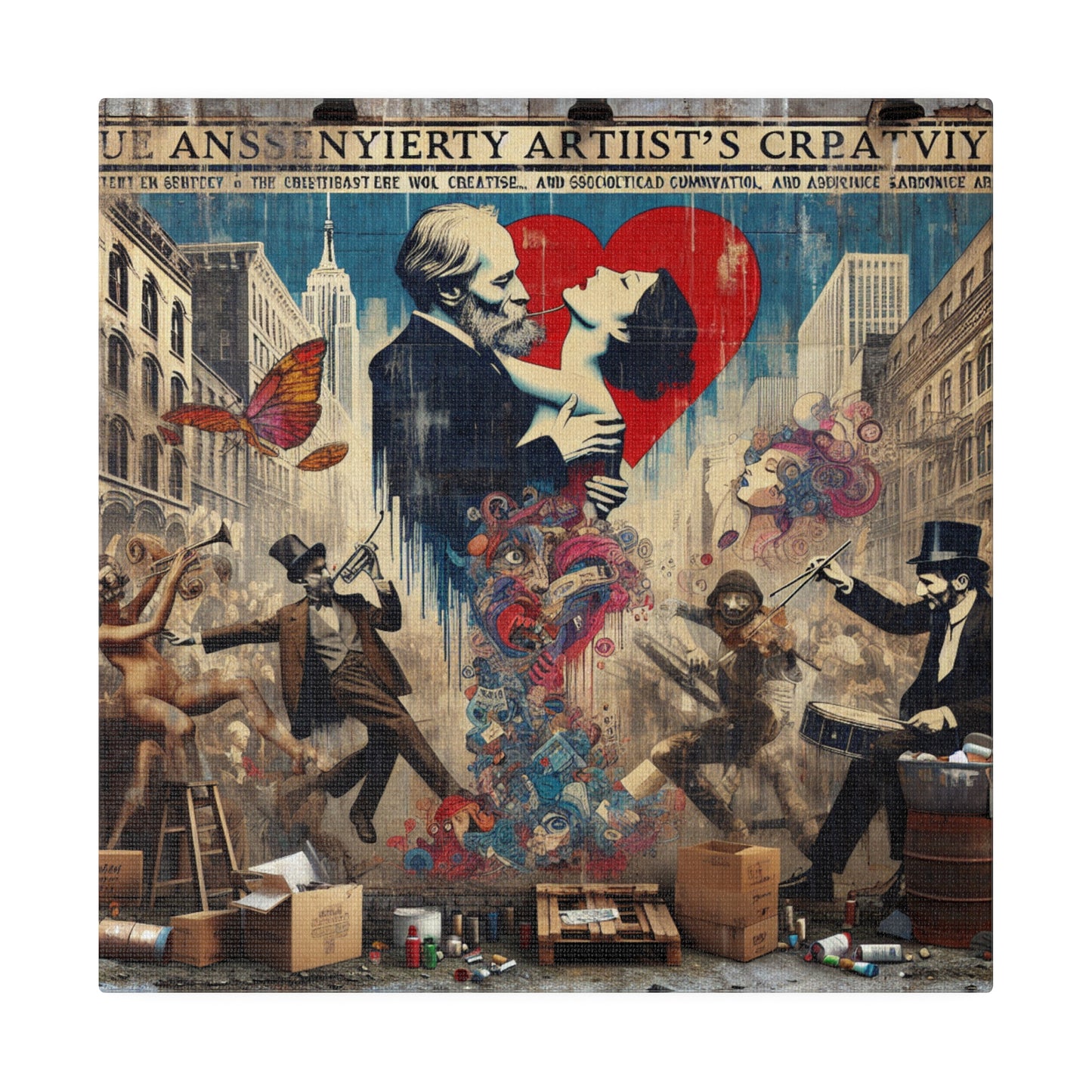 Retro Rhapsody - Canvas