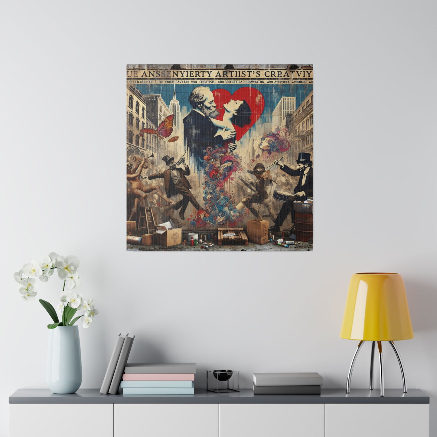 Retro Rhapsody - Canvas