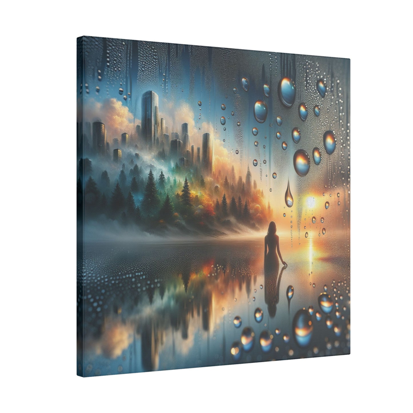 Lady in the Water - Canvas