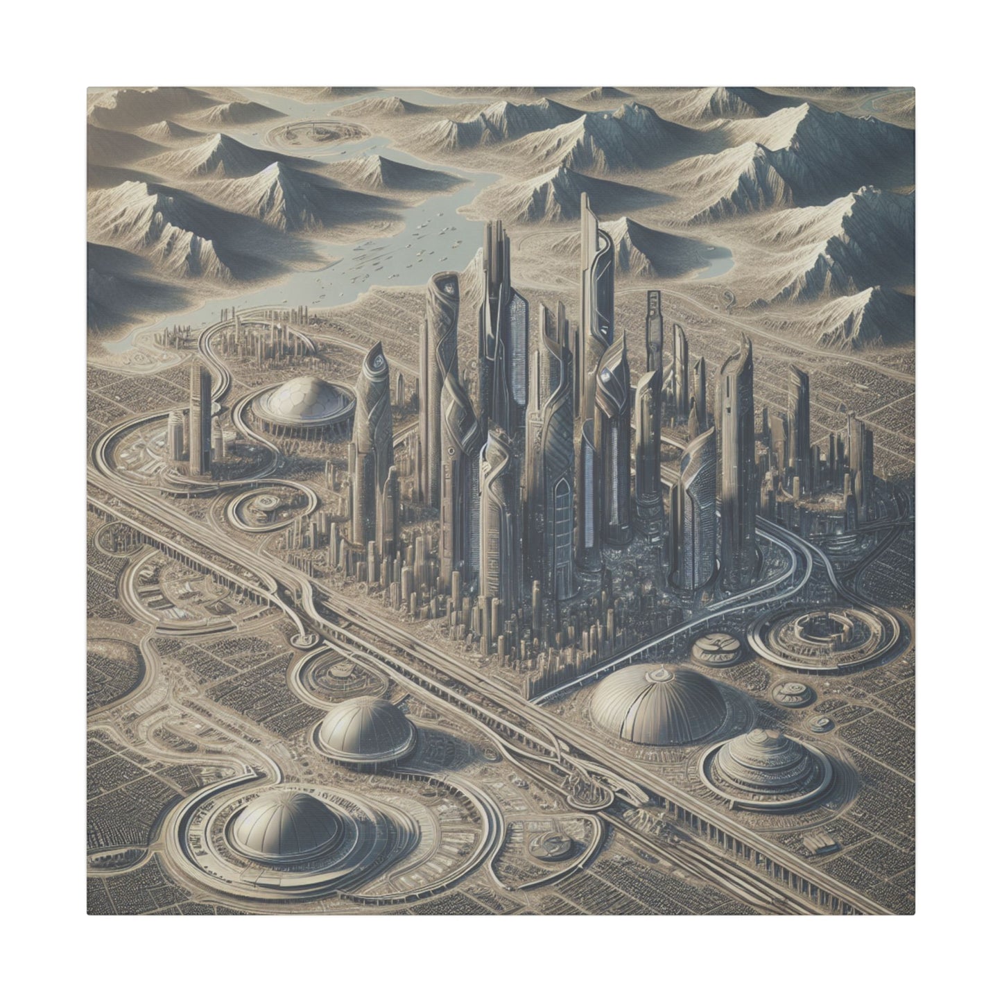 Cartographia Prime - Canvas