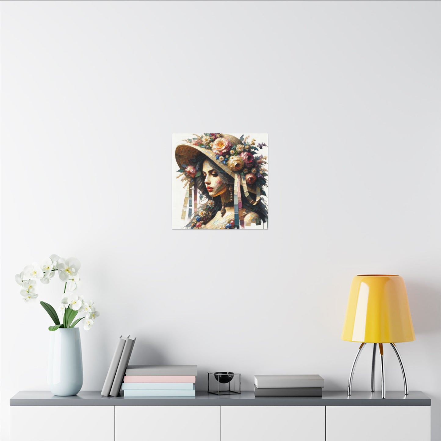 Angel in Bonnet - Canvas