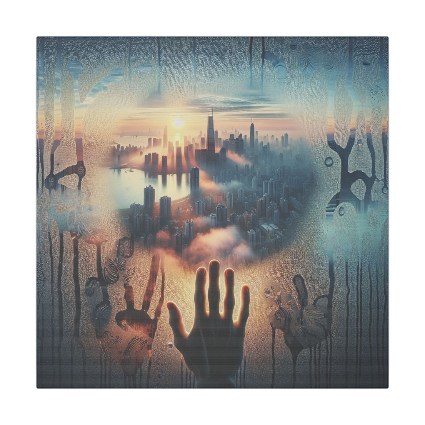 Retro Revival: A Visual Tapestry - Canvas