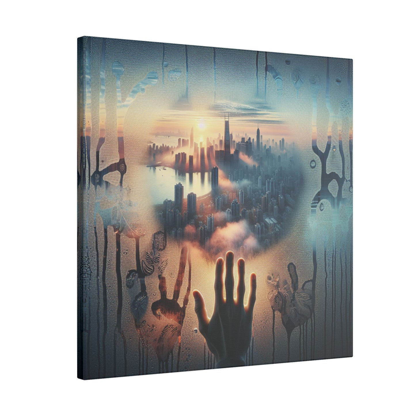 Retro Revival: A Visual Tapestry - Canvas