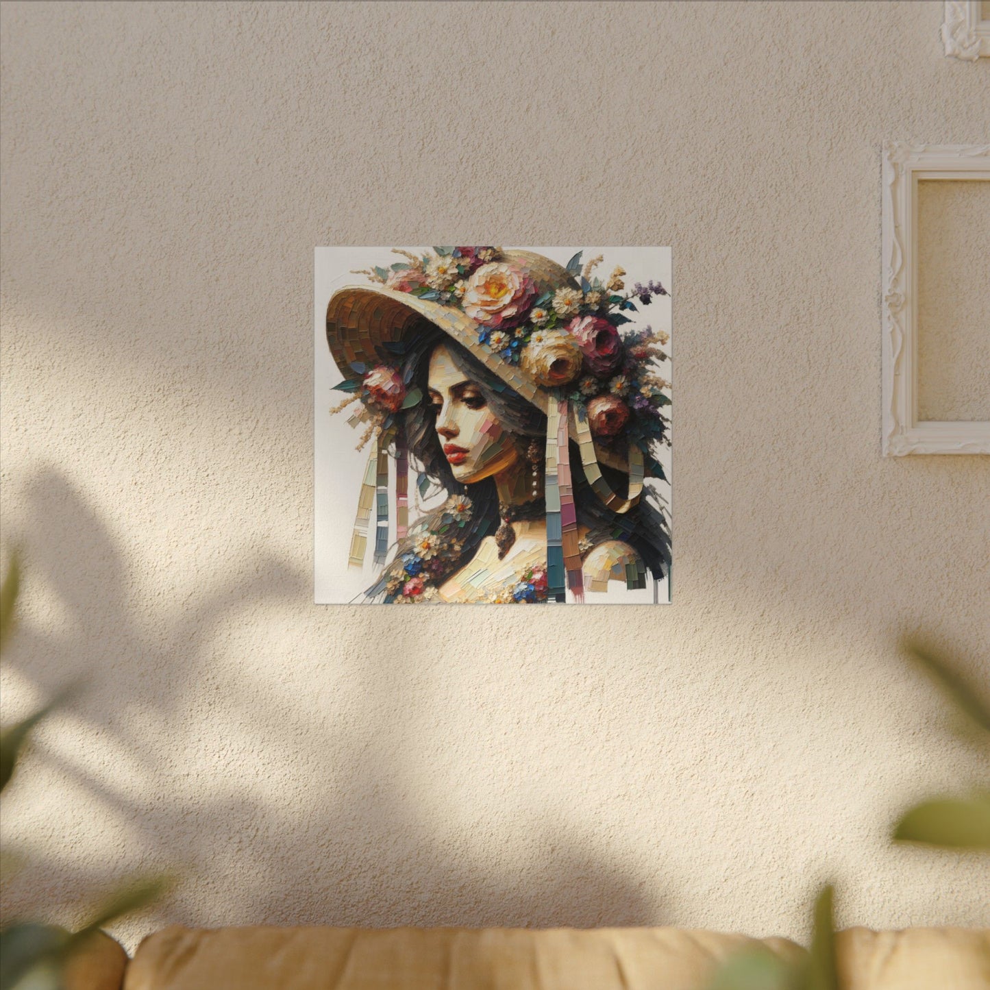 Angel in Bonnet - Canvas