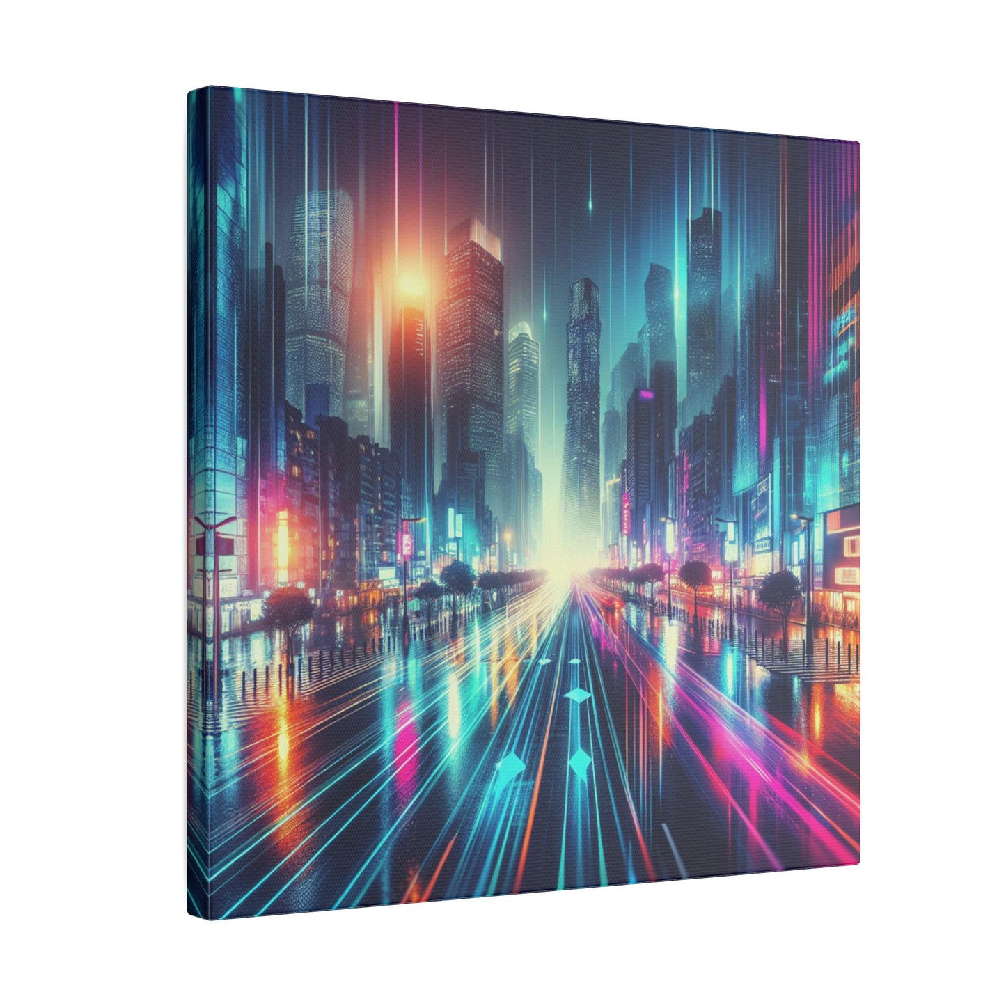 Neon Nostalgia - Canvas