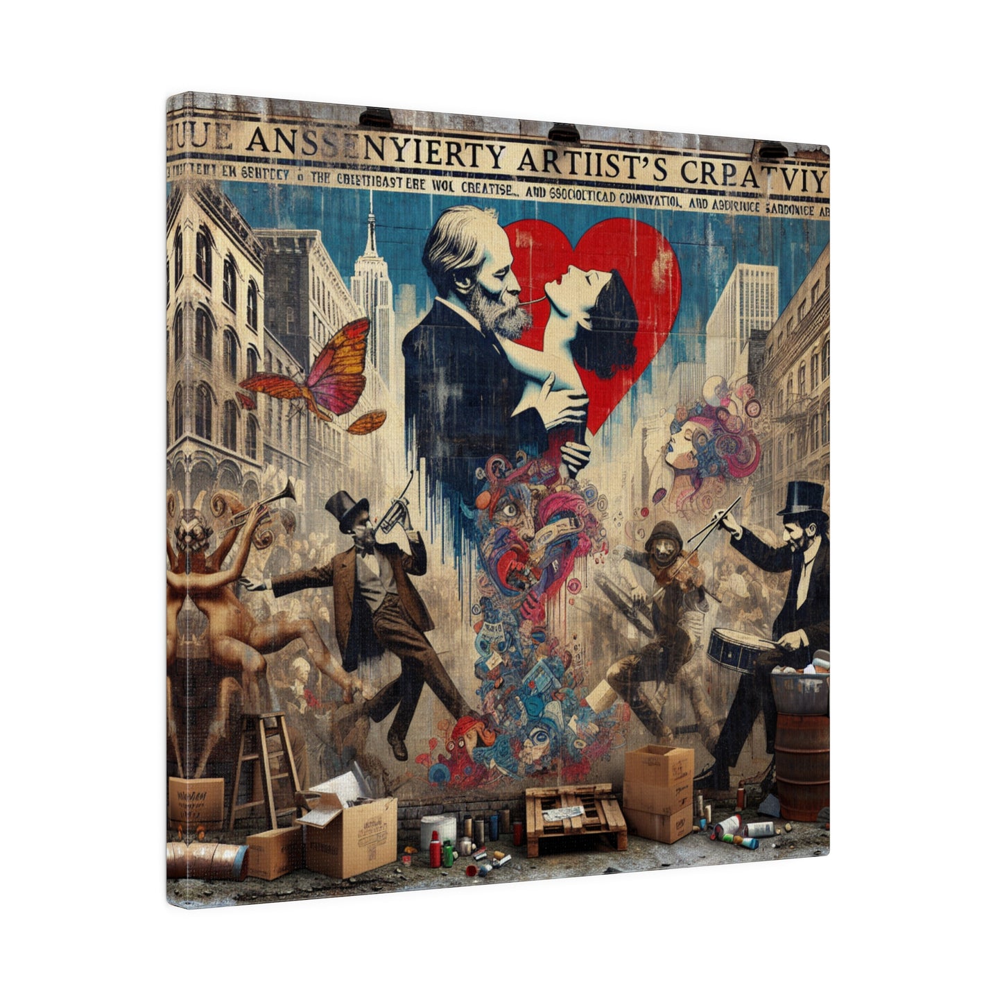 Retro Rhapsody - Canvas