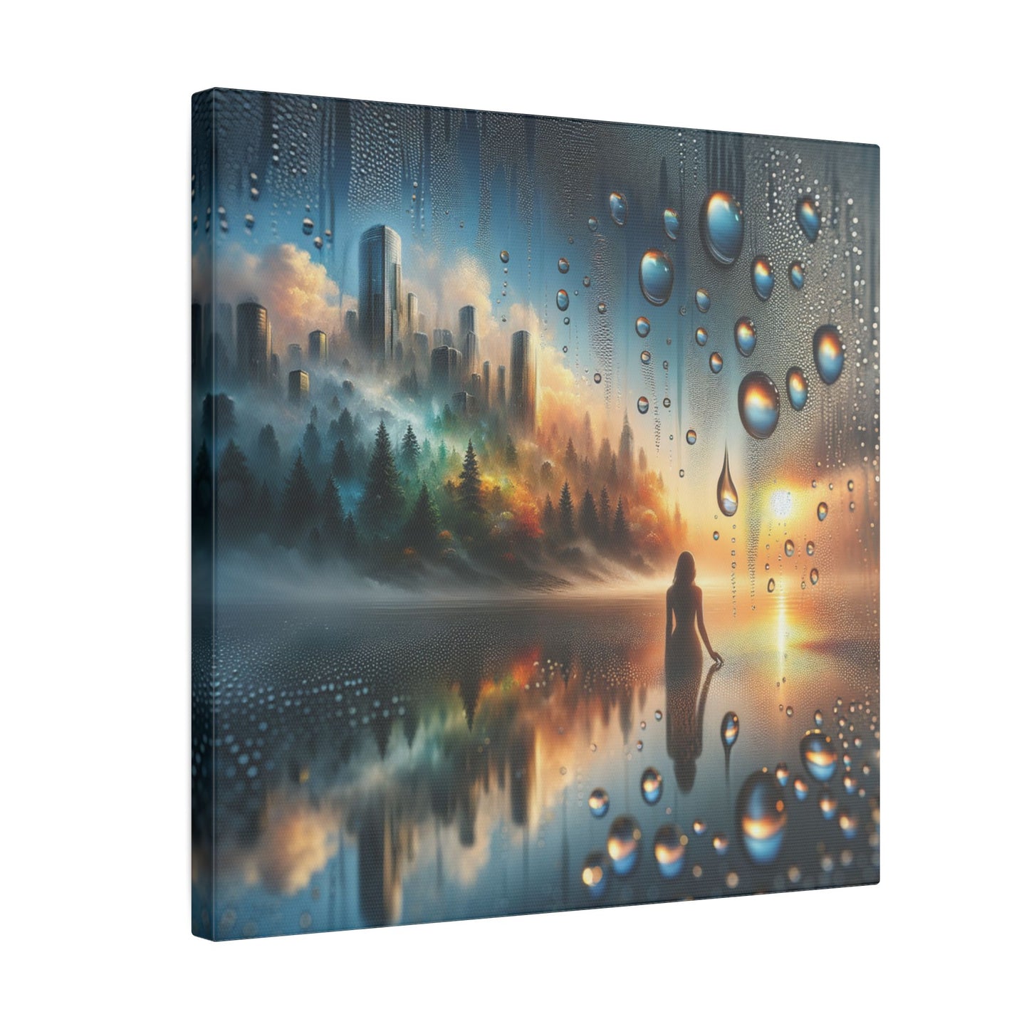 Lady in the Water - Canvas
