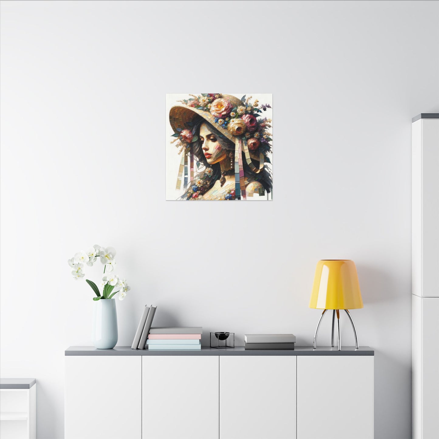 Angel in Bonnet - Canvas