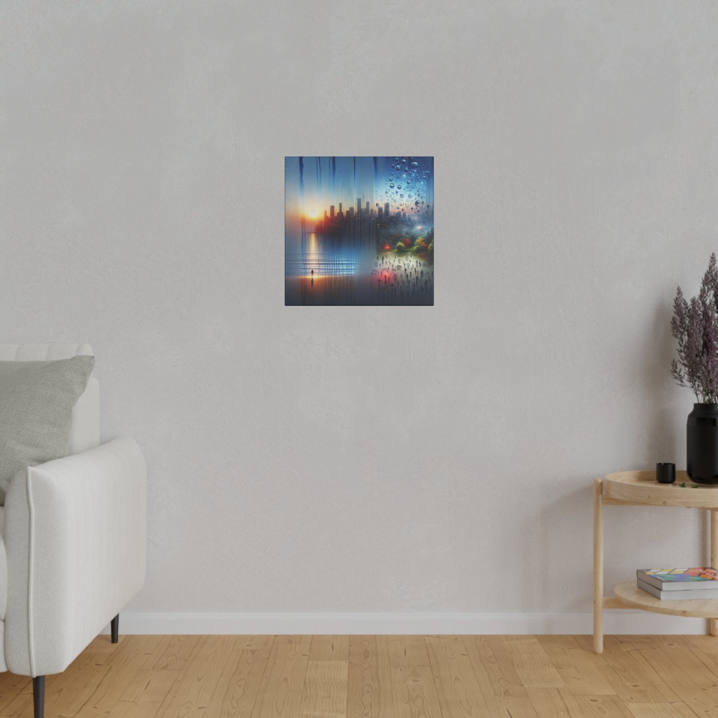 Retro Reverie: The City - Canvas