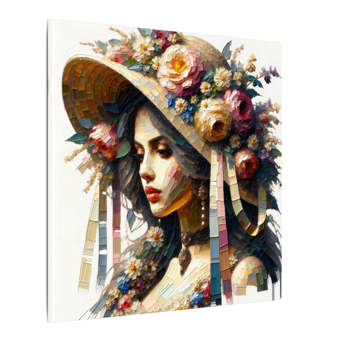 Angel in Bonnet - Canvas