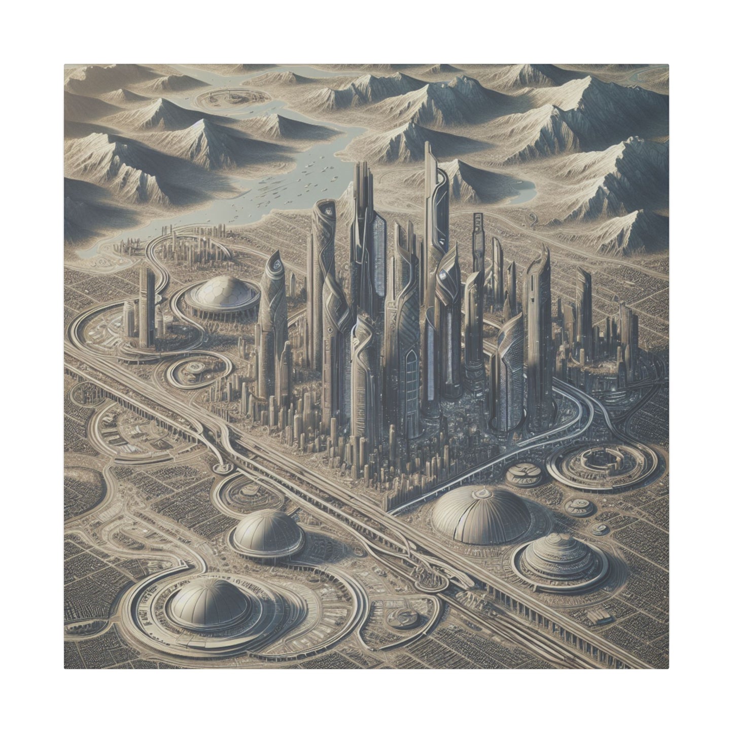 Cartographia Prime - Canvas