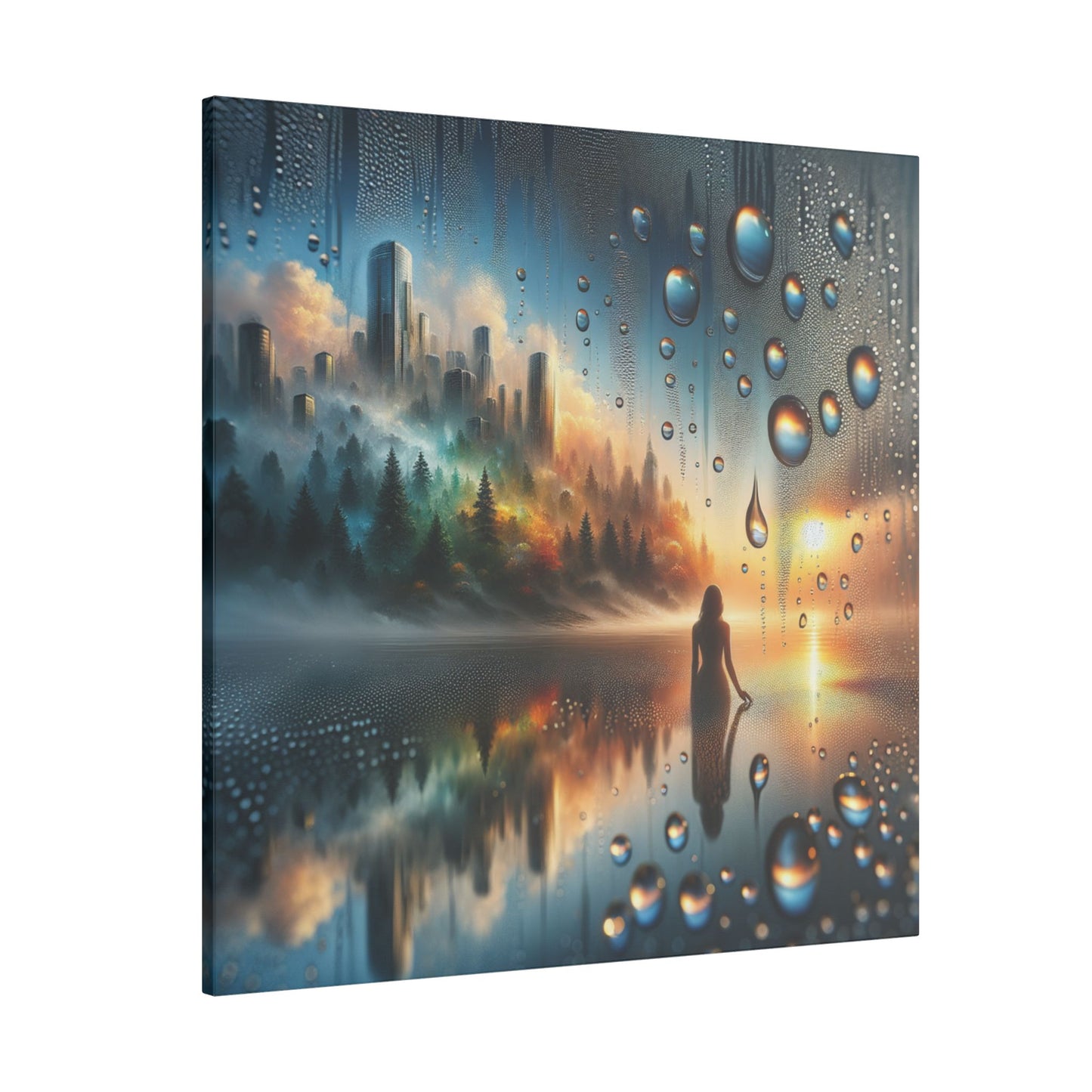 Lady in the Water - Canvas
