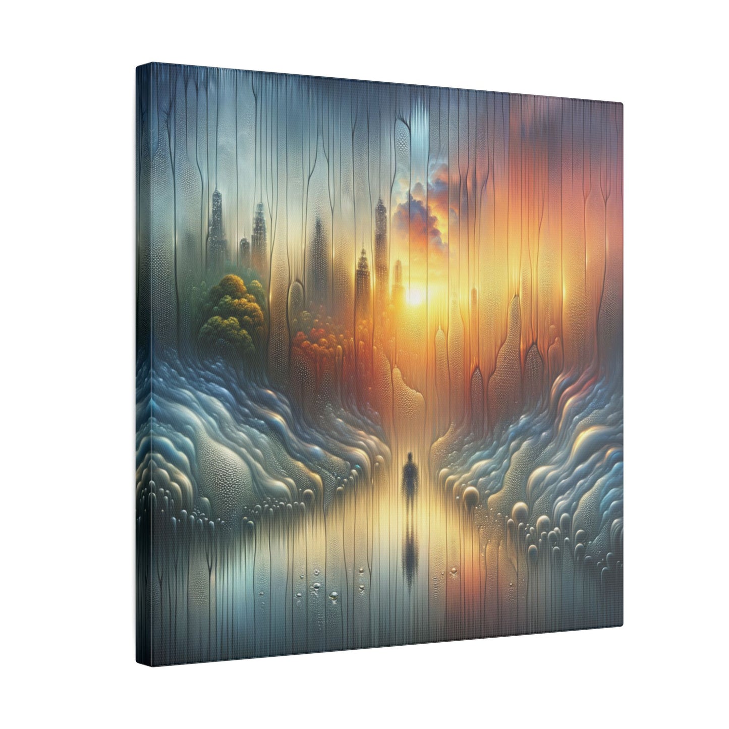 Whispers Through the Glass - Canvas