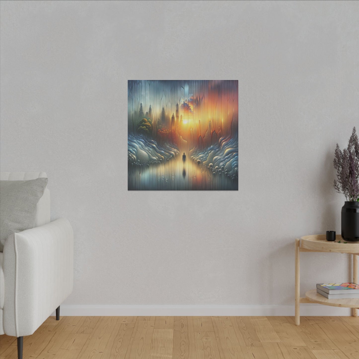 Whispers Through the Glass - Canvas