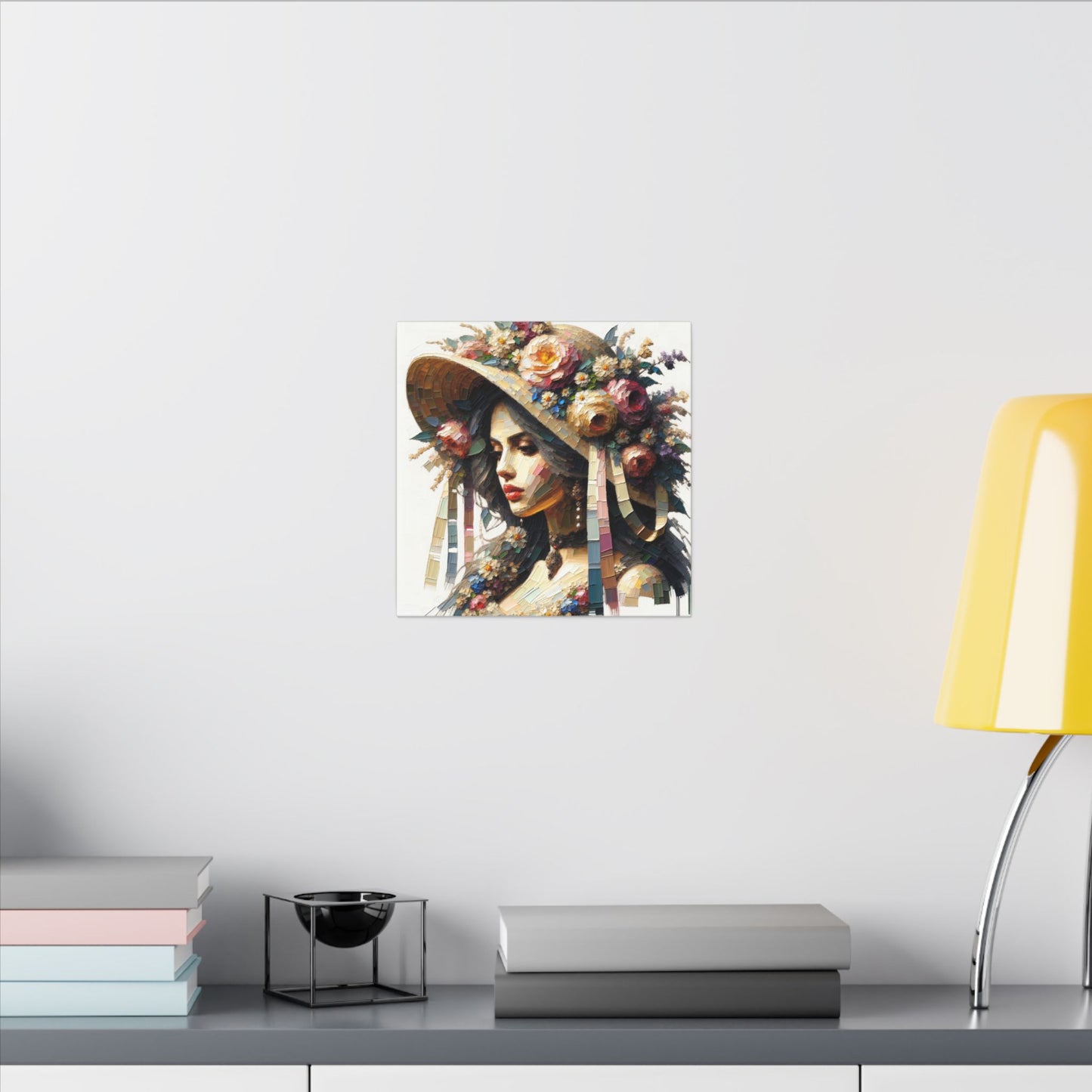 Angel in Bonnet - Canvas