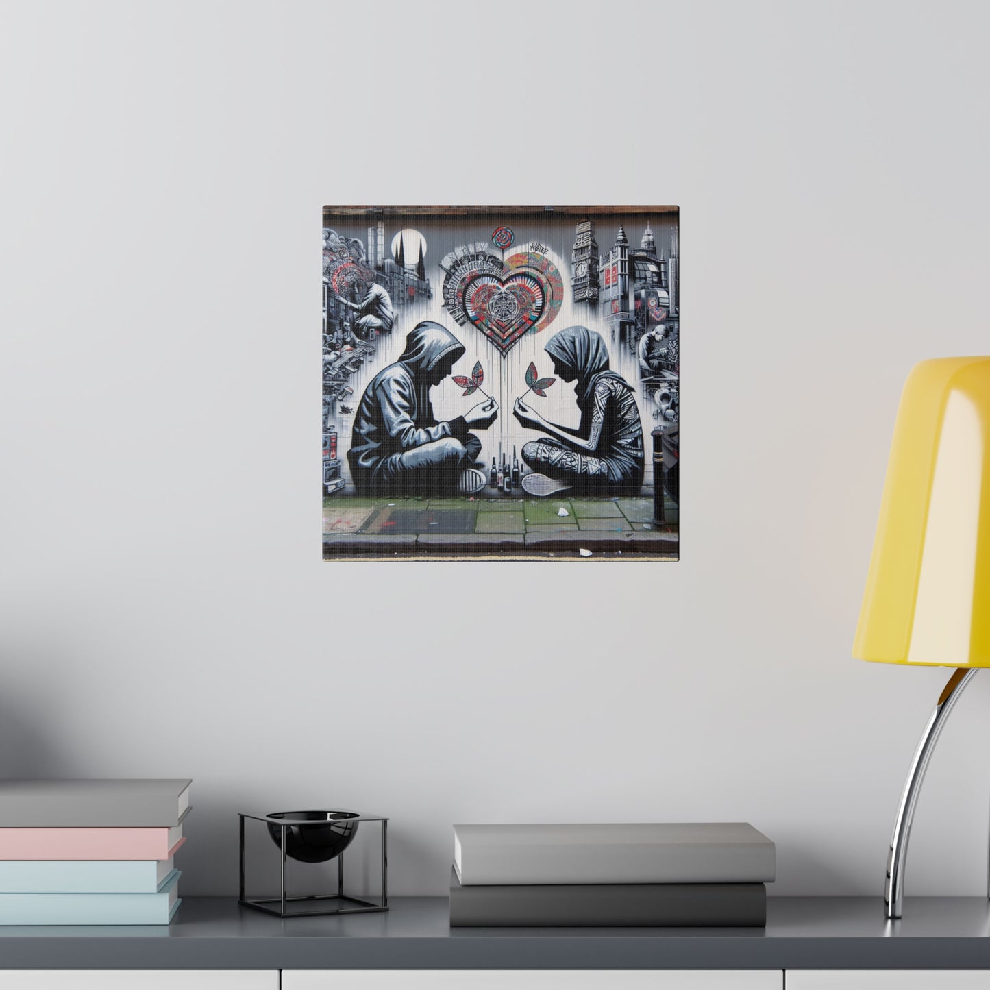 Neon Dreams of the 90s - Canvas