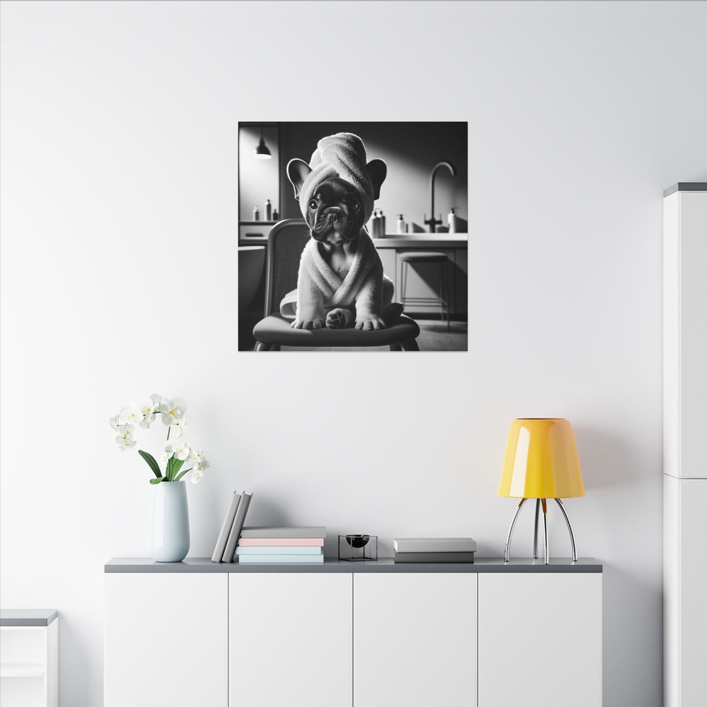 French Bull Dog Spa Experience - Canvas