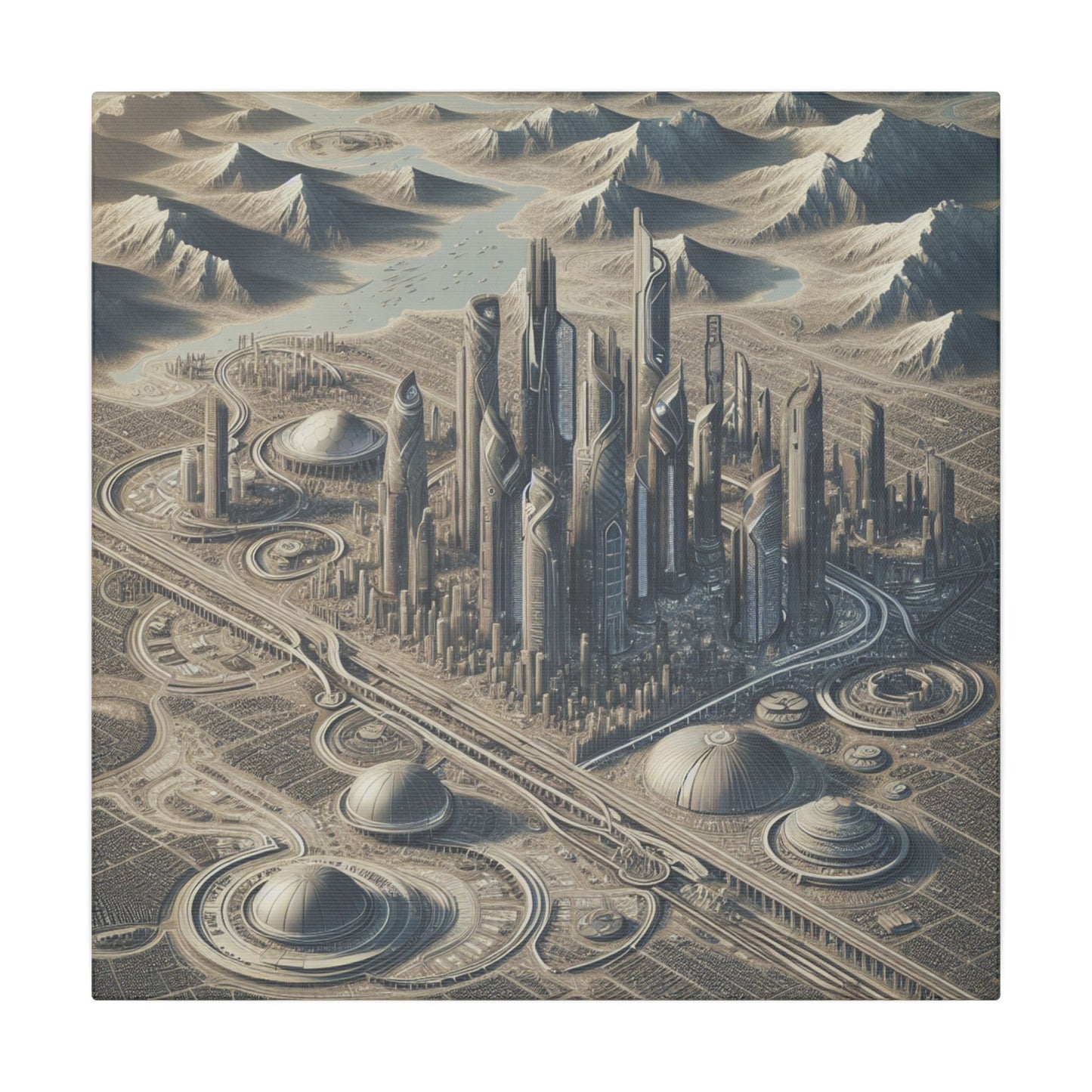 Cartographia Prime - Canvas