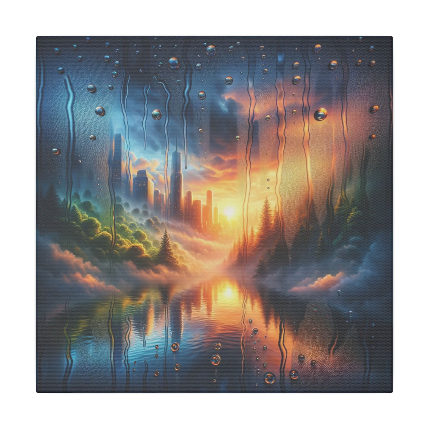 Through the Haze - Canvas